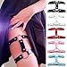 FUNLOVE 1PCS Cuir Punk Bande Jambe Porte-Jarretelles Cadeau Surprise Femme Suspendue Accessoires élastique en Cuir Jambe Anneau Porte-Jarretelles Punk Cuisse Anneau Gothique Harajuku
