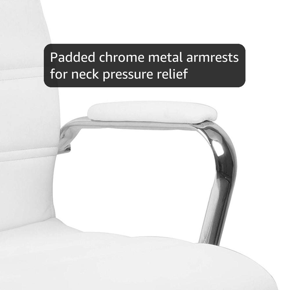 Amazon.com: Flash Furniture Whitney Mid-Back Swivel LeatherSoft