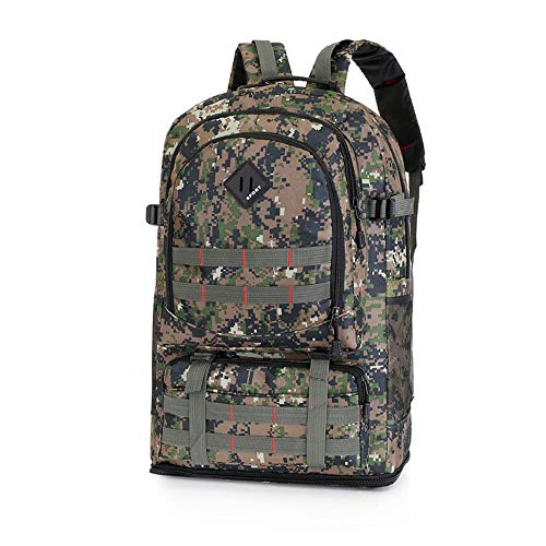Foto von XMSIA Wanderrucksäcke Großer 60L Travel Rucksack im Freien Wasserdichten Wanderrucksack Camping Tasche Ultra Sport Rucksack Geeignet für Reisen, Jagen,Camping,Bergwandern