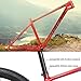 KLWEKJSD 27.5/29er X 15''/17''/19'' Hardtail XC/Mountain Bike Frame Carbon Fiber Disc Brake QR 135mm Frame BB92 Internal Routing (Color : Red, Size : 17x29'')
