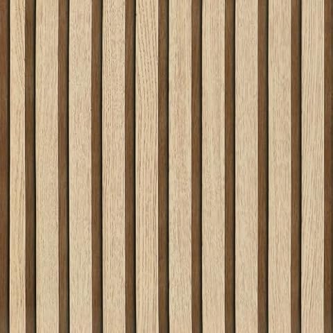 Hopepak 16.1''x197'' Peel and Stick Wallpaper Brown Wood Slat Wallpaper Peel and Stick Faux Wood Wallpaper Self Adhesive Removable Wallpaper for Bedroom Stripe Grain Contact Paper Living Room Cover