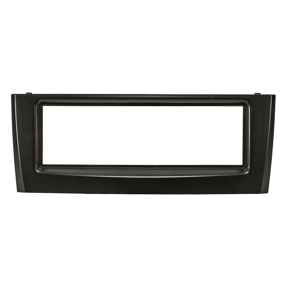 tomzz Audio 2414-019 Radioblende Set kompatibel mit FIAT Grande Punto Typ Bj.199 2005-2009 schwarz mit Radioadapter ISO Einbauschacht