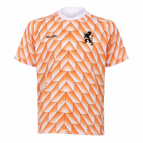Kingdo Maglia da Calcio Campionato Europeo 88 1988 - Arancione -...