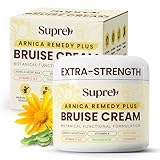 SupreH Arnica Bruise Cream Extra Strength: Vitamin K C & E for Bruising, Swelling and Niacinamide Ceramide for Discoloration & Thin Skin