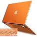 iBenzer Basic Soft-Touch Series Plastic Hard Case & Keyboard Cover for Apple Macbook Air 11-inch 11" A1370/1465 (Orange)