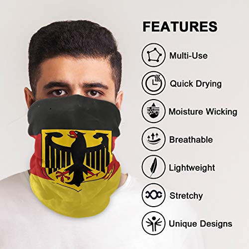 Image of Men Women Bandanas Neck Gaiter Headwrap Balaclava | Seamless Face Cover Scarf Neck Warmer Breathable Headwear for Hiking Cycling