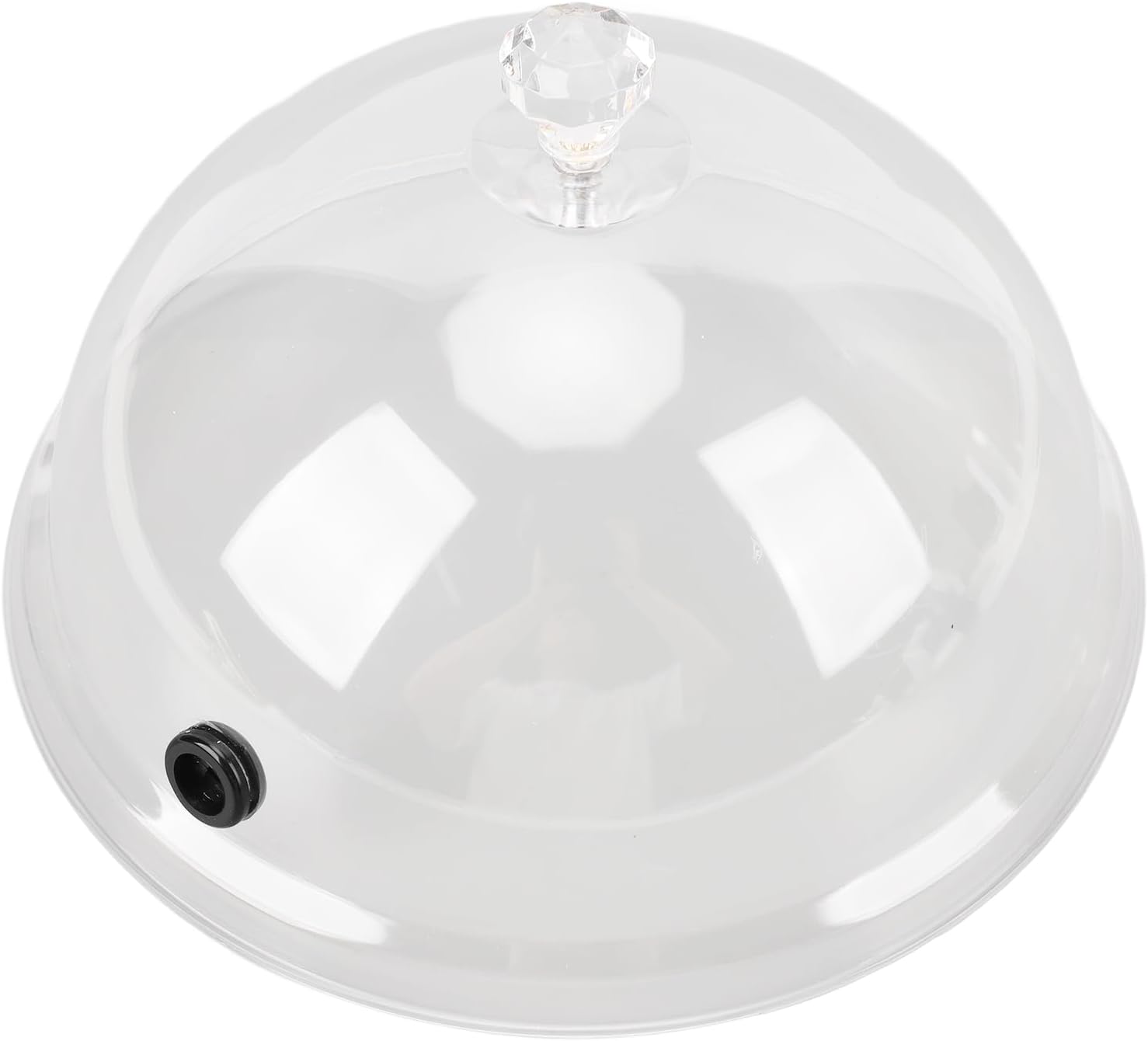 Smoking Cloche Dome Cover, Smoking Cloche Clear Easy To Plastic Rubber for Home (31.5cm)