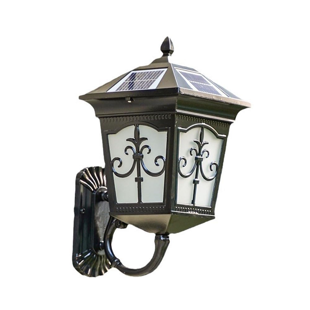 Appliques murales solaires étanches IP65 avec variateur pour porche et jardin