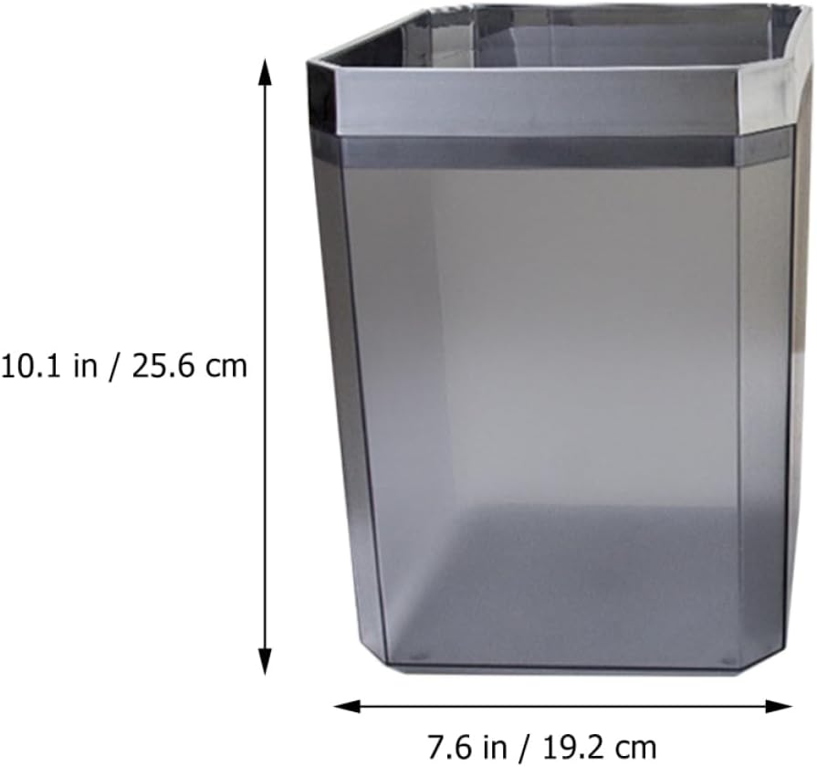 LIFKOME 7-Piece Hotel Bathroom Washing Set Includes Lotion Dispenser Soap Holder Toilet Brush and Toothbrush Holder Sturdy Plastic Elegant Design for Home and Hospitality