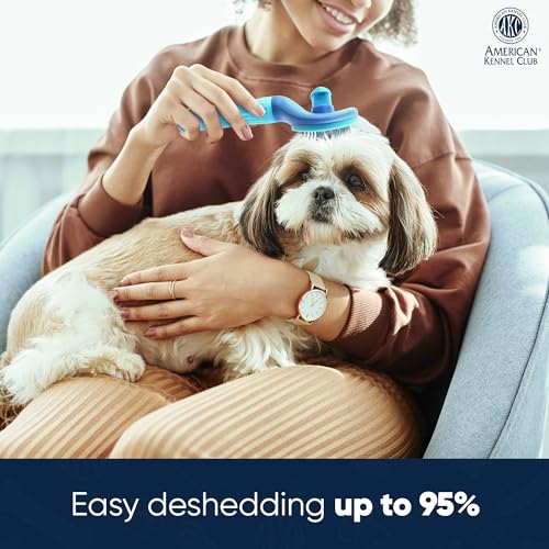 American Kennel Club AKC Self-Cleaning Slicker Brush for Dogs and Cats – Shedding Brush Set for Short and Long Haired Pets, Perfect Grooming for Short, Medium & Large Coats and All Breeds American Kennel Club AKC Self-Cleaning Slicker Brush for Dogs and Cats – Shedding Brush Set for Short and Long Haired Pets, Perfect Grooming for Short, Medium & Large Coats and All Breeds
