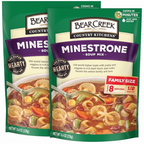 Bear Creek Soup Mix, Minestrone, 8.4 Ounce (Pack of 2)