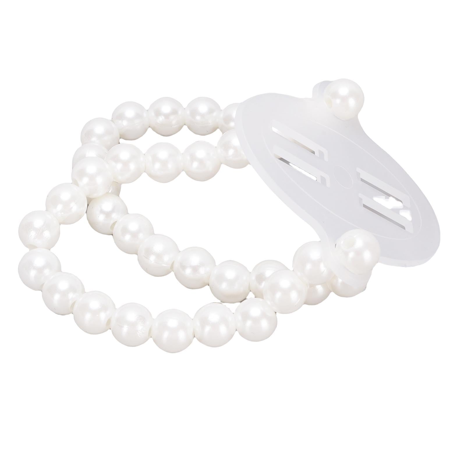 Greensen Wedding Bands 10 Piezas Pulsera Corsage de Muñeca con Cuentas, Pulsera Elástica para DIY, Decoraciones para Fiesta de Bodas