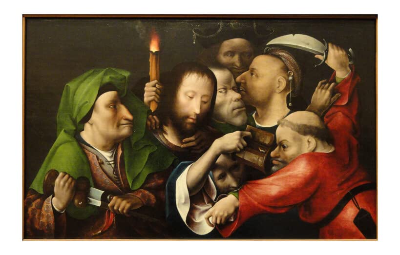 The Arrest of Christ Hieronymus Bosch grande affiche mate pour salon élégant
