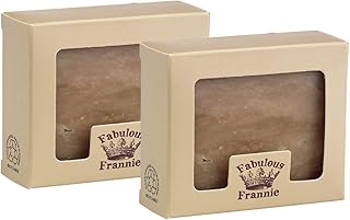 Fabulous Frannie Frankincense & Myrrh Essential Oil Herbal Soap Gift Set each made with Pure Essential Oils Frankincense, Myrrh, Patchouli and Cedarwood 2pk - 4oz Bars