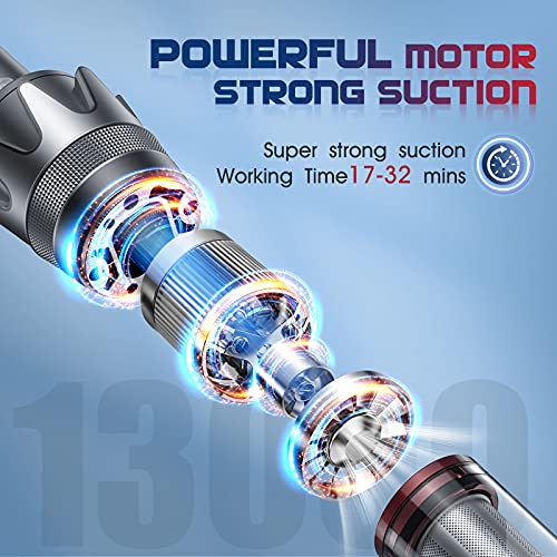 image for Foxnovo Handheld Vacuum Cleaner Cordless: 13Kpa Powerful Suction Handh