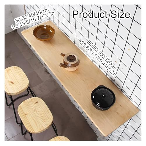 Table pliante murale 31,5x17,7 pouces avec support robuste pour cuisine - 8