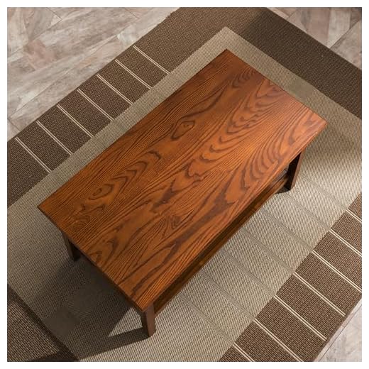 Leick Home Mission Coffee Table with Drawers