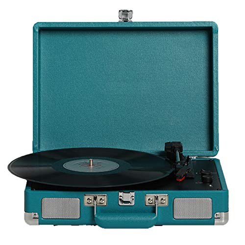 ターンテーブル内蔵Bluetooth機能、レコードプレーヤー、内蔵ステレオスピーカー、Auxオーディオ入力、RCAオーディオ出力、3.5mmオーディオ出力をサポート