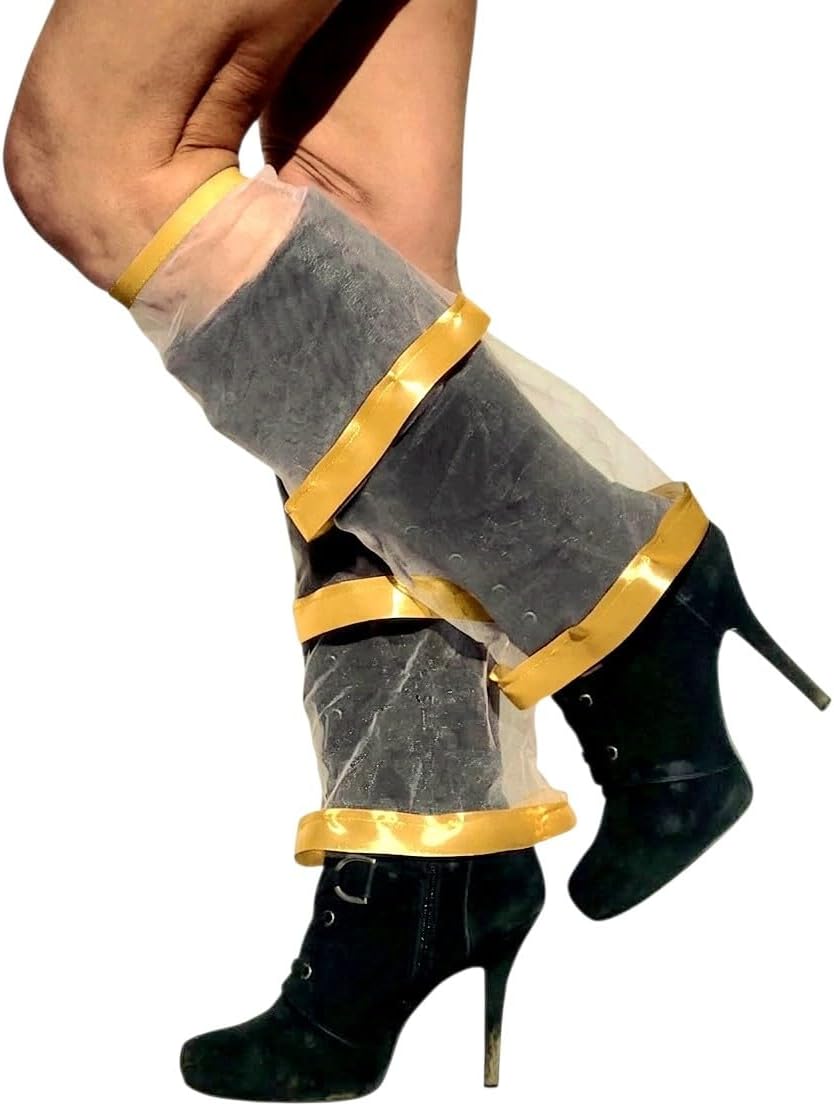 Sheer Two-Tier Boot Covers or Leg Warmers