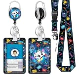 Gaming Lanyards for ID Badge, Gift for Teacher Nurse Women Men