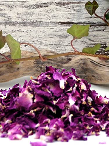 Foto von direct&friendly| Premium Bio Rosenblütenblätter | farb- & duft-intensiv | Essbar | Tee | Backen | Wellness | 12g