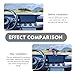 Bawkars 2 PCS Car Couple Dashboard Decorations, Kiss Cartoon Couple Figurines, Resin Adhesive Car Ornament with Balloon, Universal Decorations Interior for Car Home Office Birthday Gifts (Blue)