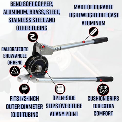 Imperial Tool 364FHA08 Lever Type Tube Bender for 1/2" O.D. Tubing by Imperial - Image 2
