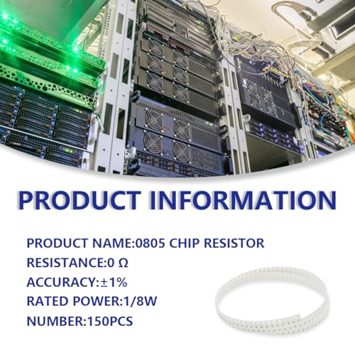 Innfeeltech 150pcs hohe Qualität SMD-Widerstand Kit 0805 1/8W 0 Ω ±1%