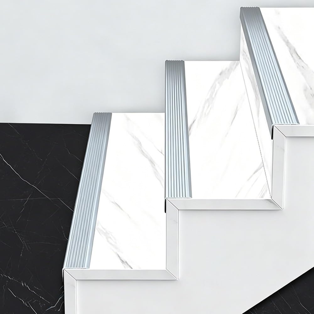 90cm L-Form Treppenkantenprofil Aluminium Treppenprofil Stufen-Kantenprofil