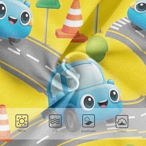 Cute Cartoon Blue Cars Eyes Underwear Toddler Girl, Underwear for Girls, 2T–8 Years3