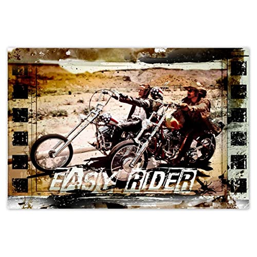 H755M_PL1B Poster photo décoratif Motif Easy Rider 120 x 80 cm