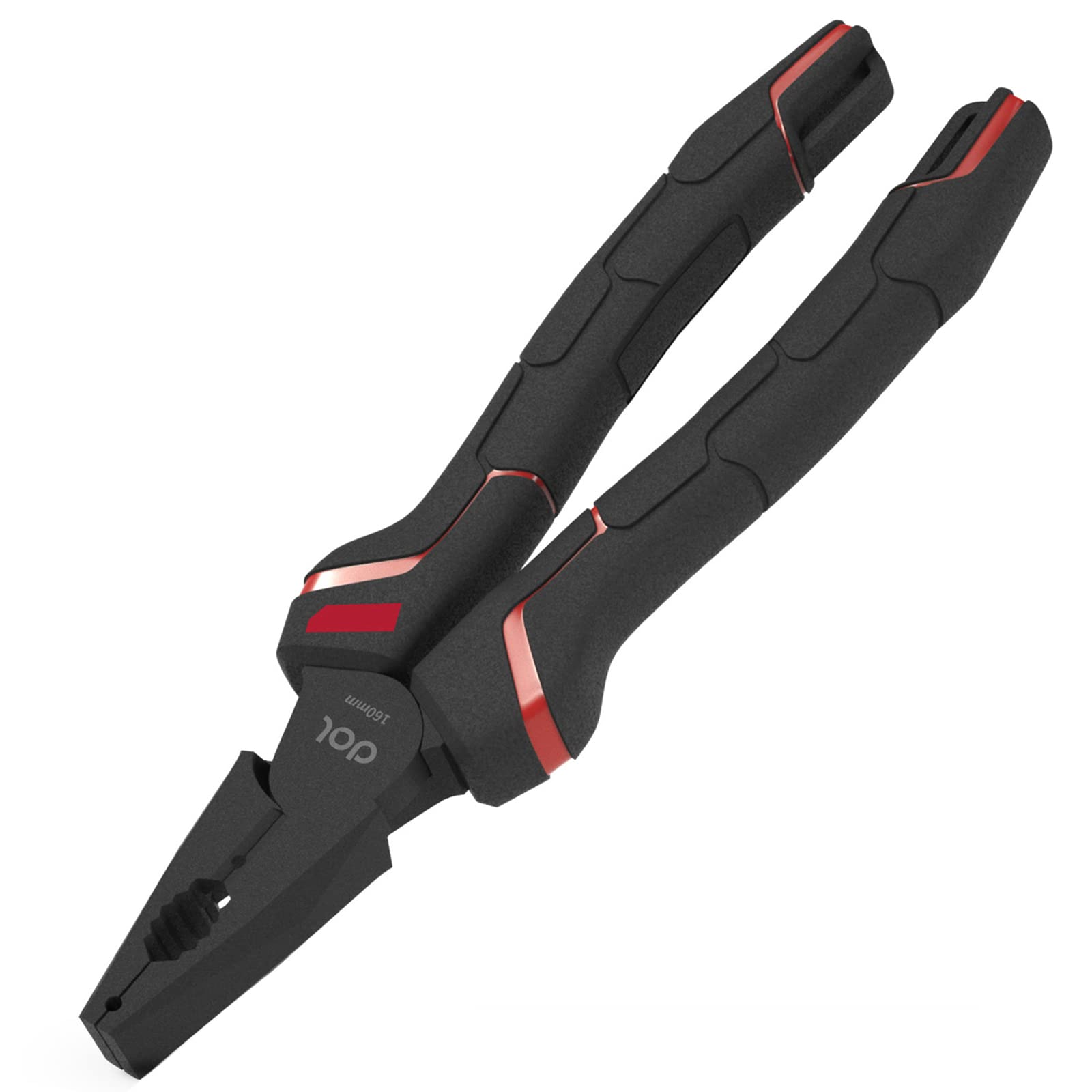 Alicate Combinado 200 mm Pinza Profesional para Trabajo Pesado con manijas de Agarre Suave Acero al Cromo vanadio 60#
