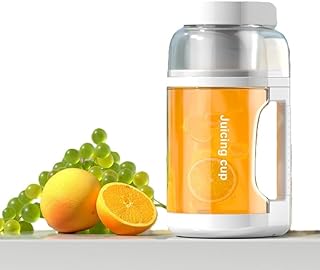 Portable Automatic Juicer, Small Multifunction Household Juicing Cup with Handle