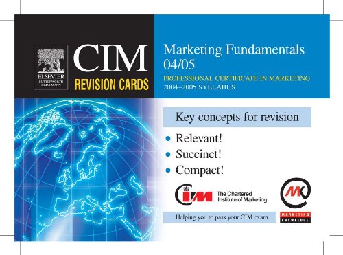 Buy CIM Revision Cards: Marketing Fundamentals 04/05 — BookShops.in