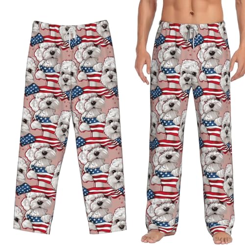 Men'S Pajama Pants Sweatpants Funny Joggers Pockets Pant Sports Trousers With Drawstring2