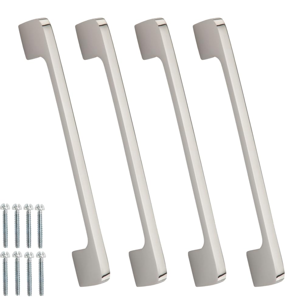 Allied Stainless Steel Cabinet Handle No. 909 | Wardrobe Handle | Kitchen Handle | 8 inch | Glossy Chrome (Pack of 2) Pull Handle — Amazon image 7