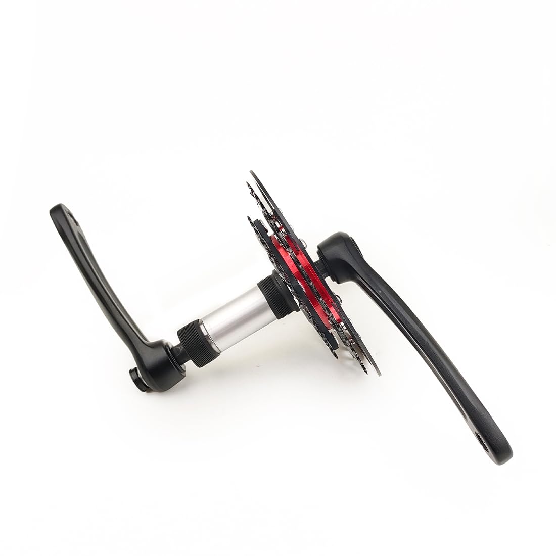 L-faster Bicycle Mid-Drive Freewheel CranksCrankset for Bike Mid