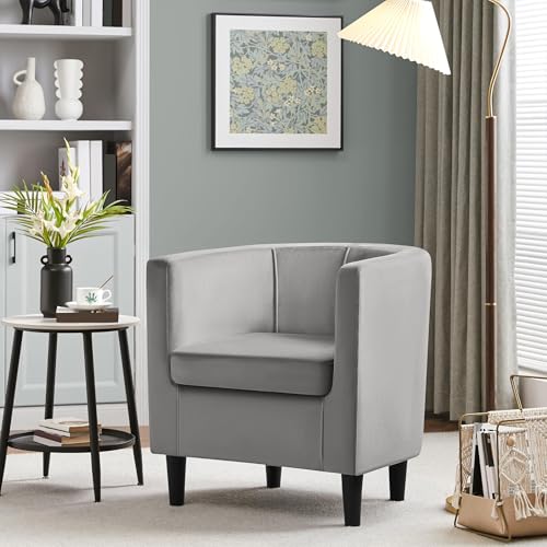 Sillón Plegable Terciopelo Gris miniatura 2