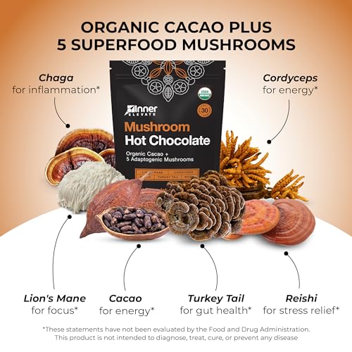 Bebidas de hongos chai, chocolate y café 14 oz miniatura 6