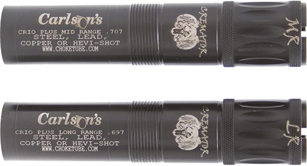 Carlsons Choke Tubes 12 Gauge Compatible for Benelli Crio Plus | Blued Steel | Cremator Non-Ported Waterfowl Choke Tube | Made in USA