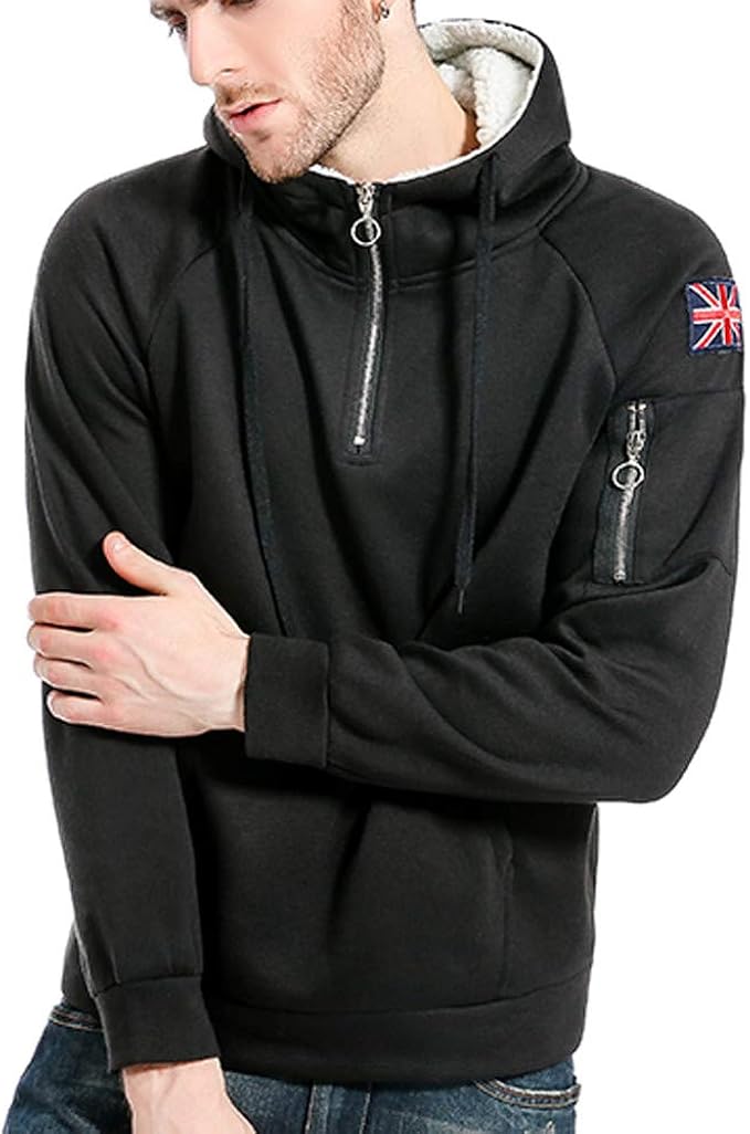 mens fleece lined jumpers