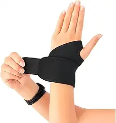 Munhequeira Elástica Ajustável Protetor Punho E Pulso - Ideal Para Alivio De Dores