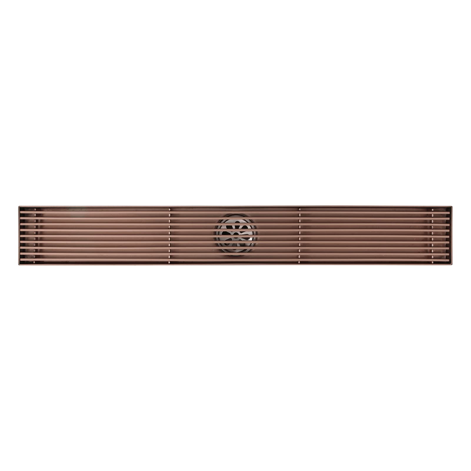 sumidero Rectangular para Suelo, Desagüe de Ducha, desagüe Lineal, Rectangular Acero Inoxidable(Bronze)