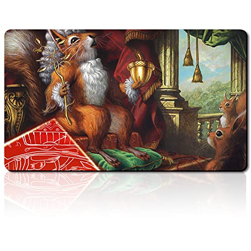 mtg プレイマット Force of Squirrel 意志の力 SCG リス mtg プレイマット Force of Squirrel 意志の力 SCG リス Funny