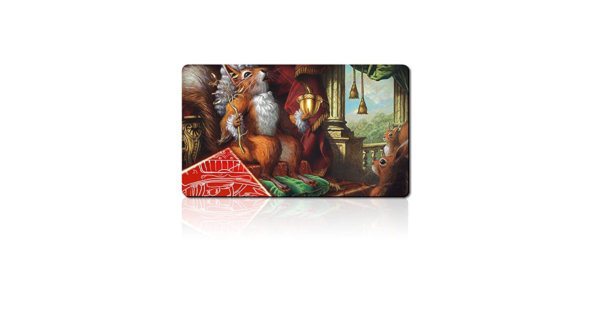 【未使用】MTG　リス伯爵/Earl of Squirrel　小型プレイマット Amazon.co.jp: Earl of Squirrel ボードゲーム TCG プレイマット