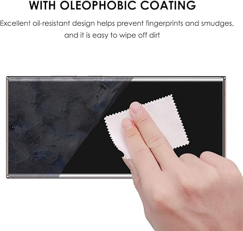 Miniatura 9 de Protector de pantalla de vidrio templado para Galaxy S23 Ultra UV 3 unidades, antiarañazos 9H, cobertura de borde a borde, tacto sensible,