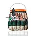 GardenHOME Garden Bucket Tool Organizer - 5 Gallon Bucket Caddy Apron with 10 Deep Pockets For Carrying Gardening Tools