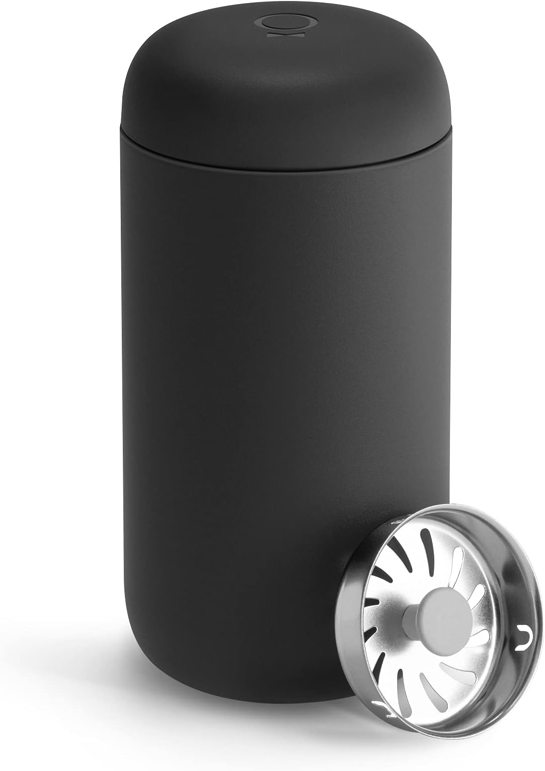 12 oz Carter Move Travel Mug - Vacuum-Insulated Stainless Steel Travel Coffee Mug - Coffee Tumbler with Ceramic Interior and Splash Guard - Matte Black