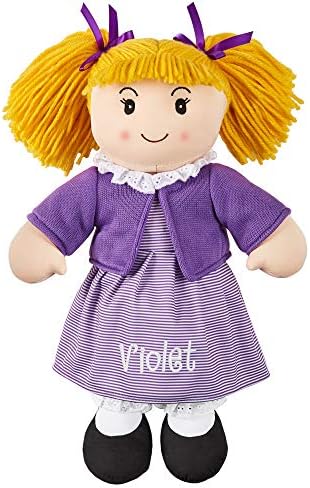 Let's Make Memories Personalized Rag Doll - Soft Doll for Kids - Blonde Hair