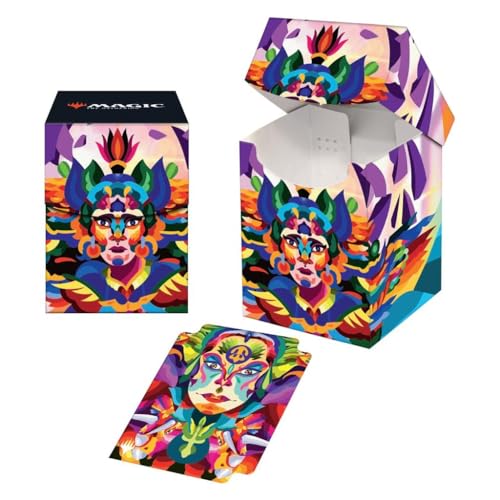 Ultra Pro - MTG The Lost Caverns of Ixalan 100+ Card Deck Box, Huatli, Poet of Unity for Magic: The Gathering, Protect & Store Commander MTG Decks, Collectible Card Storage